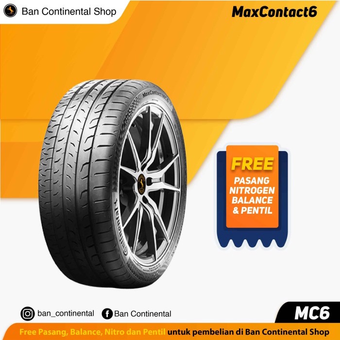 Ban Continental MC6 225/50 18 Ban Mobil R18 (Tahun 2022)