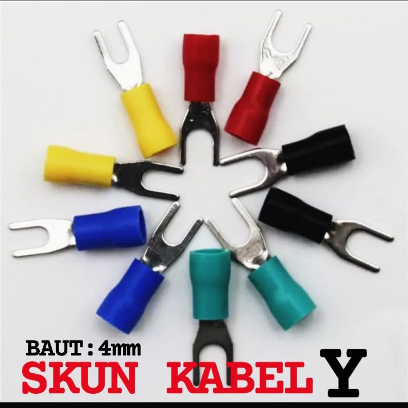 SKUN KABEL Y BAUT 4MM