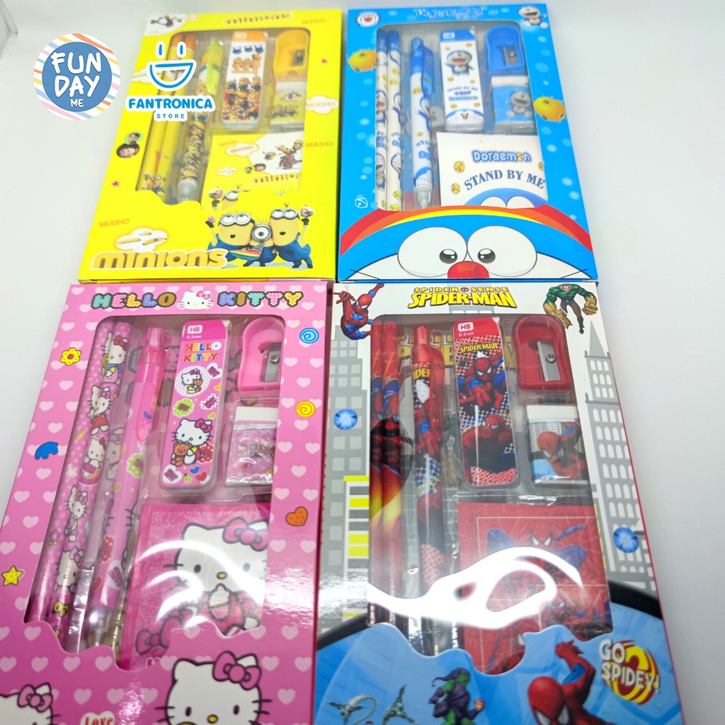 

Set Alat Tulis Fancy / Paket alat tulis / Study Set Kit Pencil Mekanik