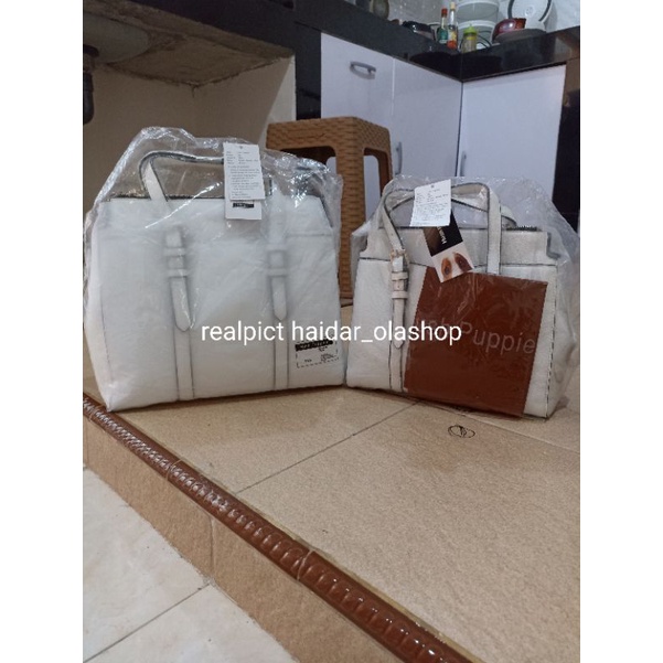 Free paper bag Original Store Hushie Satchel Hush Puppies Ready