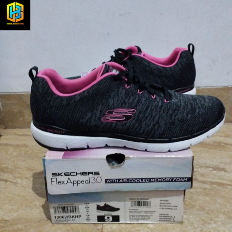 Skechers Flex Appeal 3.0 (13062BKHP)