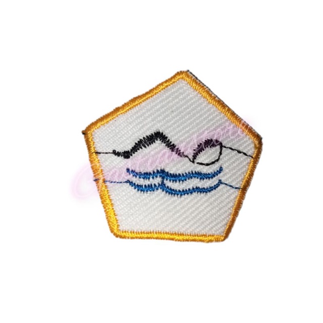 Bordir Tkk penegak utama berenang 10 pcs