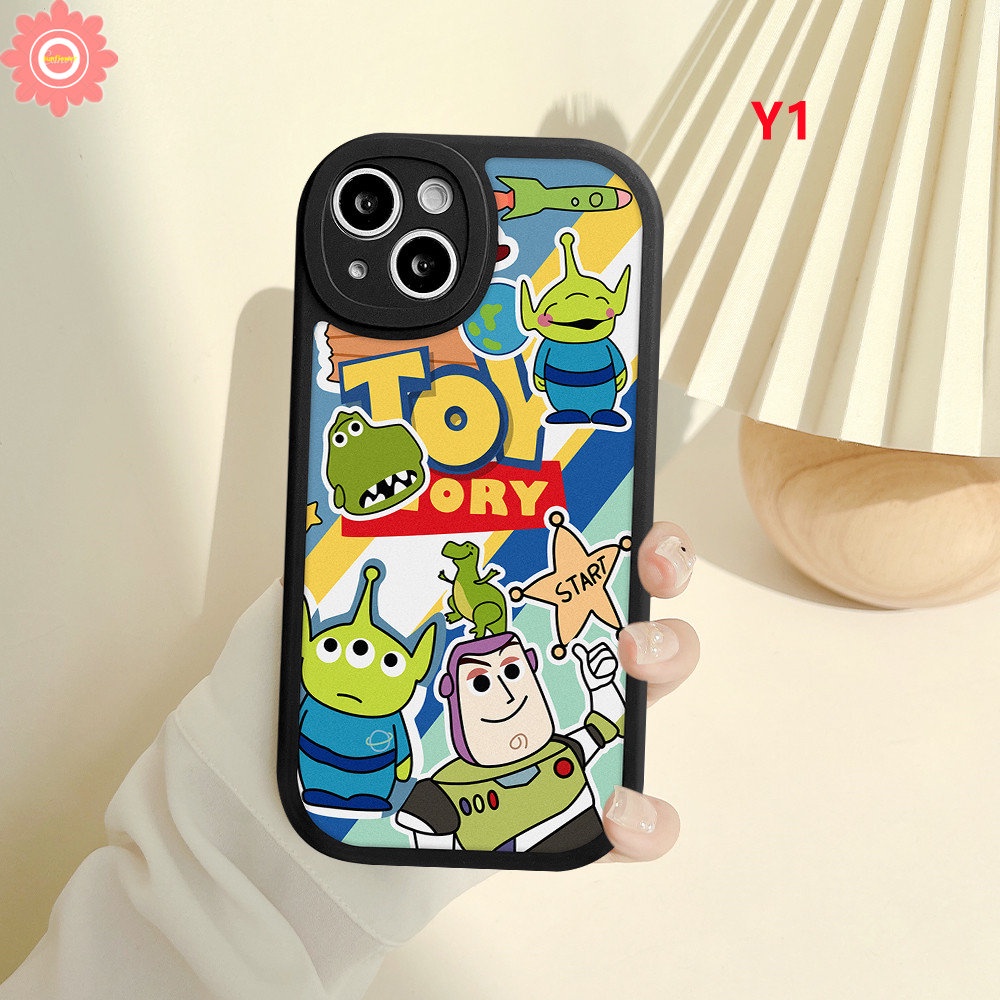 Toy Story Casing Realme C53 C55 10 Pro Plus C12 C31 C11 C15 C21Y C25Y C25s C21 C30 C17 C2 8 C35 5i 7i 5 6i 5s 5 6s 6 9i 8i 8Pro C3 C20 C17 Beruang Strawberry Lucu Losto Casing TPU Empuk