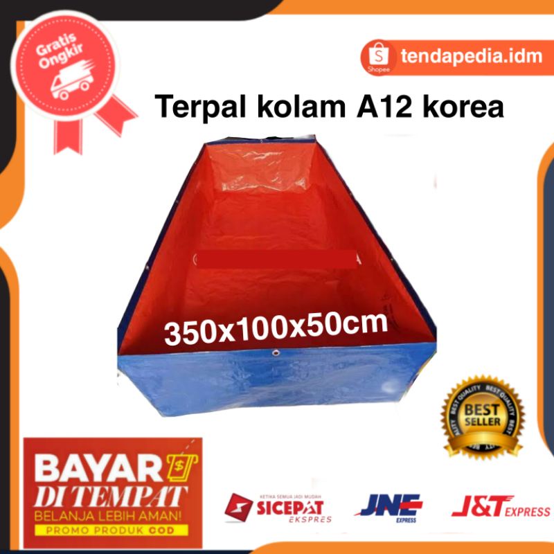 TERPAL KOLAM IKAN 3.5X1X50 TERPAL A12