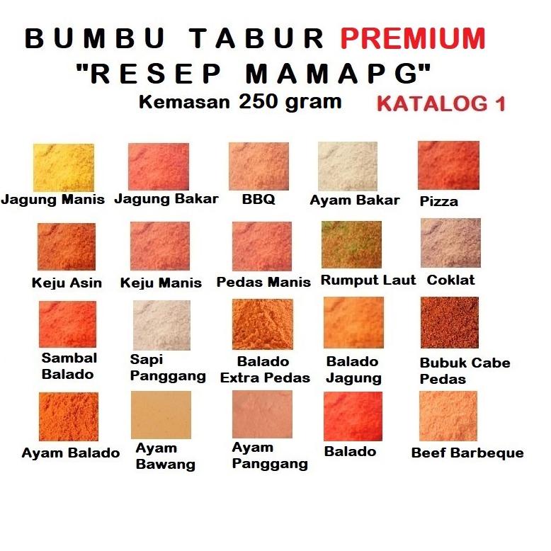 

MURAH 250 gr Bumbu Tabur Premium Bubuk Tabur Bumbu Keripik Kentang Lidi Ayam Makaroni Jamur Tahu Penyedap Rasa