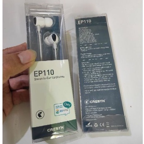 Headset Premium CRESYN EP110 ORIGINAL INDONESIA BY KOREA Earphone Bass