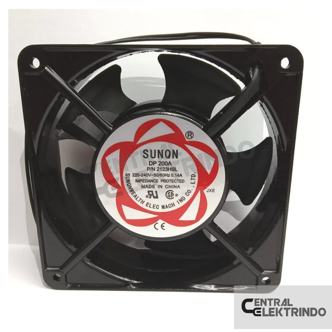 Fan AC Sunon 12x12 cm Cooling Fan 220v