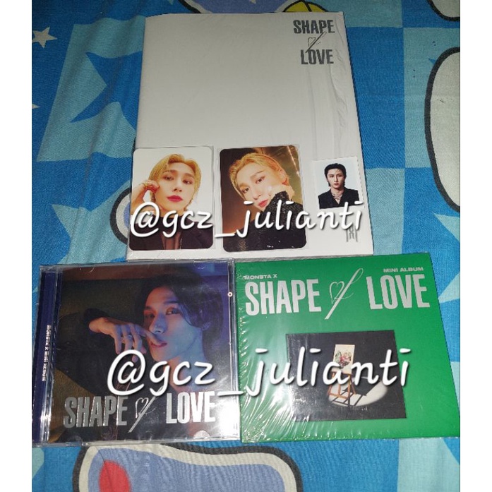 Monsta X - Album Shape of Love sealed set benefit SSQ IM Changkyun