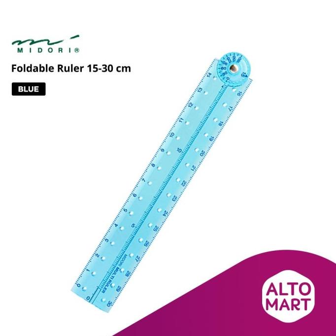 

MIDORI Foldable Ruler 15-30 cm Penggaris Lipat Japan