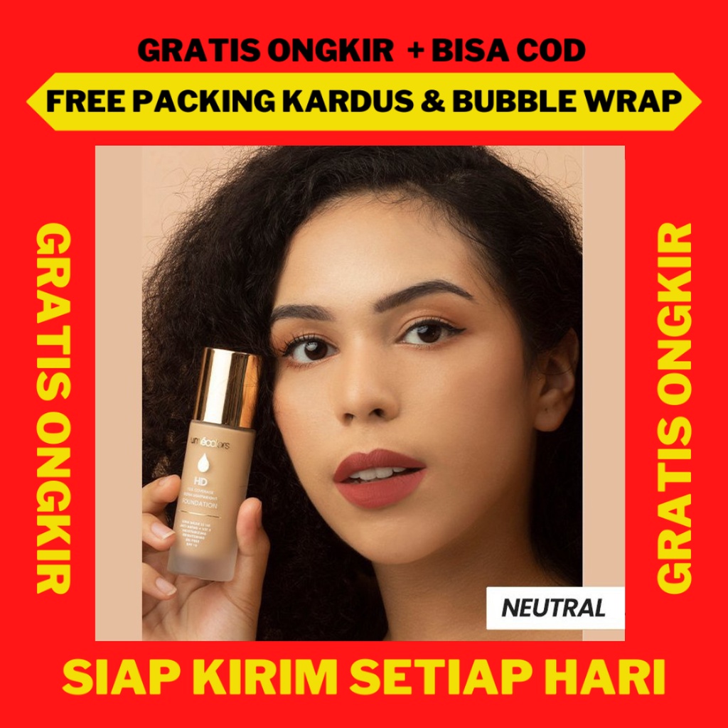 Foundation Lumecolors Neutral, Alas Bedak Lumecolors Neutral untuk Kulit Kuning Langsat, Alas Bedak 