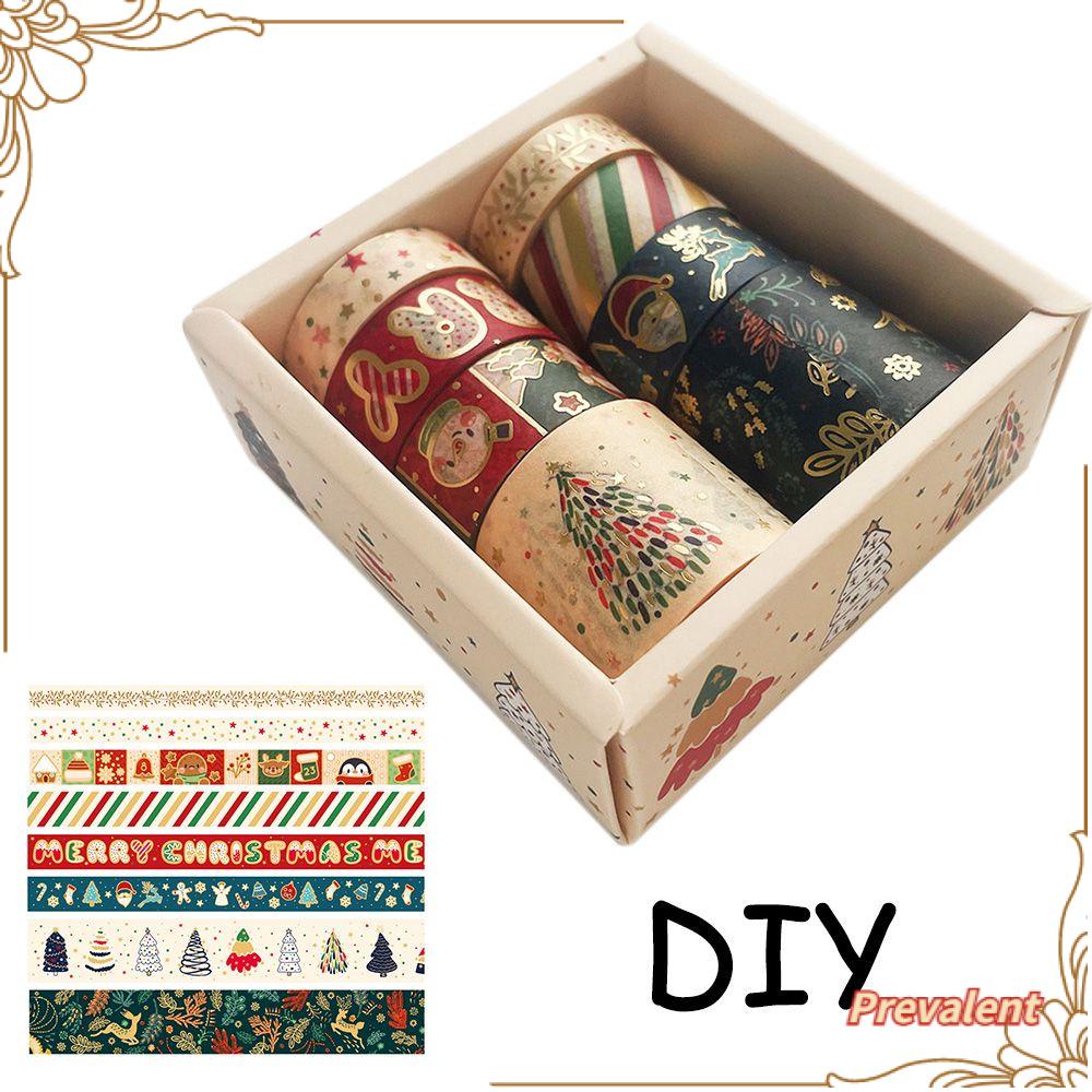 Preva 8pcs/set Washi Tape Baru Kualitas Tinggi Scrapbooking Gadis Hati Little Fresh INS DIY Bahan