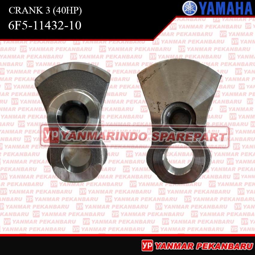 40HP CRANK 3 6F5-11432-10 MESIN TEMPEL YAMAHA SPEED BOAT 40PK ORIGINAL ASLI