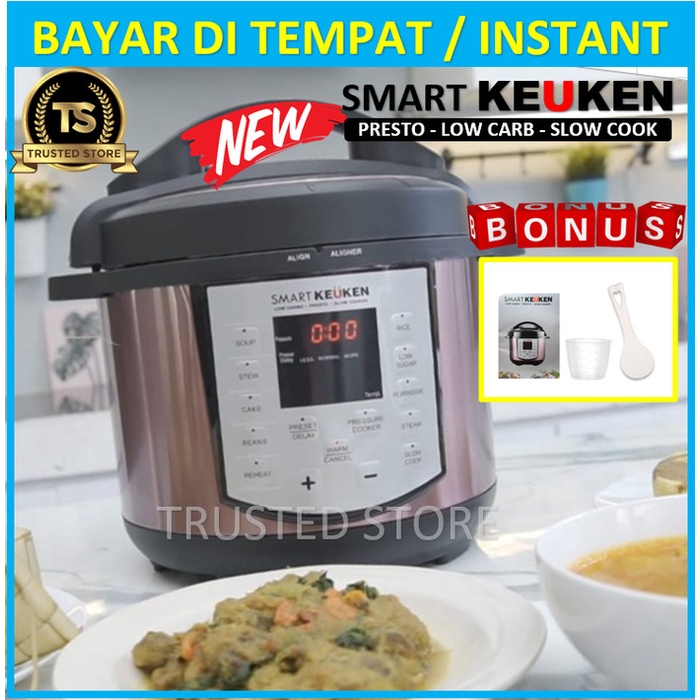 {OkaStore}  Smart Keuken Gen 2 Rice Cooker Low Carbo Rendah Karbo Ricecooker - Presto-Low Carb Limit