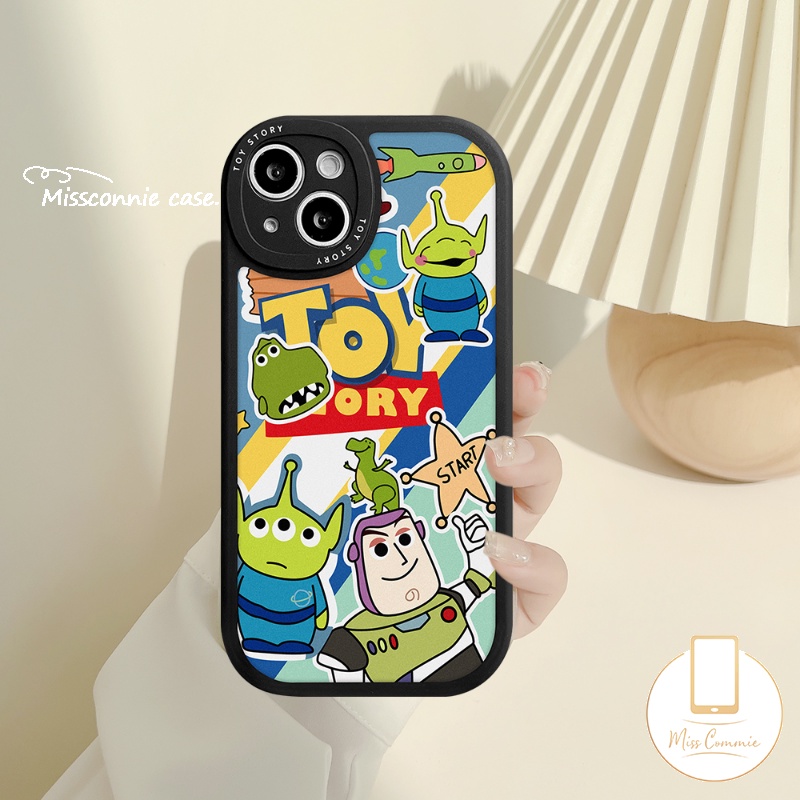 Couple Case Kompatibel Untuk iPhone 11 Pro MAX XR 13 12 14 Pro Max7 8 6 6s Plus 14 Plus X XS MAX SE 2020kartun Strawberry Bear Losto Cute Toy Story Lembut TPU Penutup Belakang