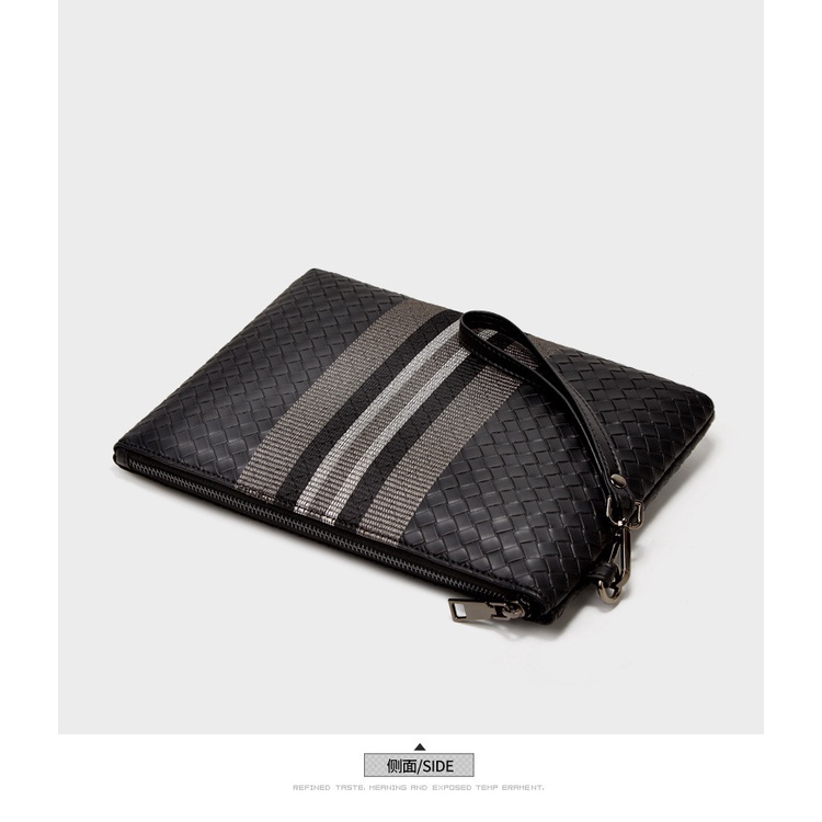 Clutch Pria Murah Clutch AndBun By The X Woof Xclutch Business Clutch Motif Botega Anyam/Rajut Handbag Pria