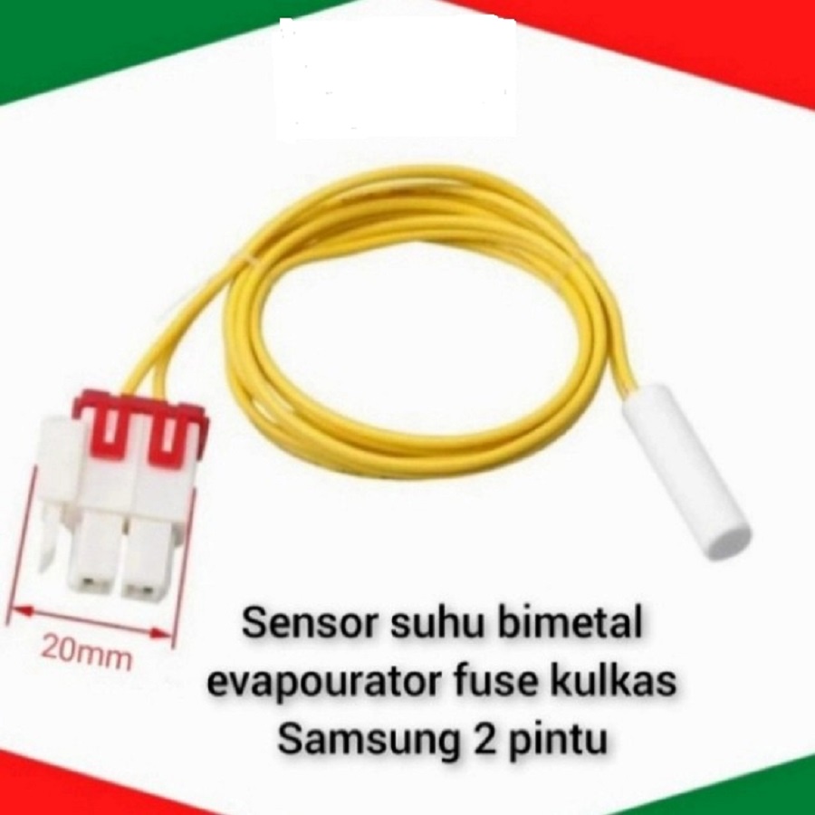 Thermistor Thermis Sensor Suhu Bimetal Evaporator Fuse Kulkas Samsung Inverter