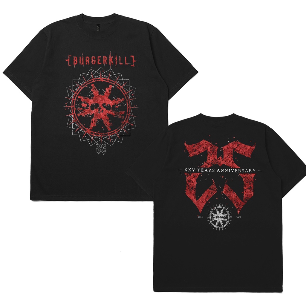 Kaos Band Burgerkill 25th Anniversary