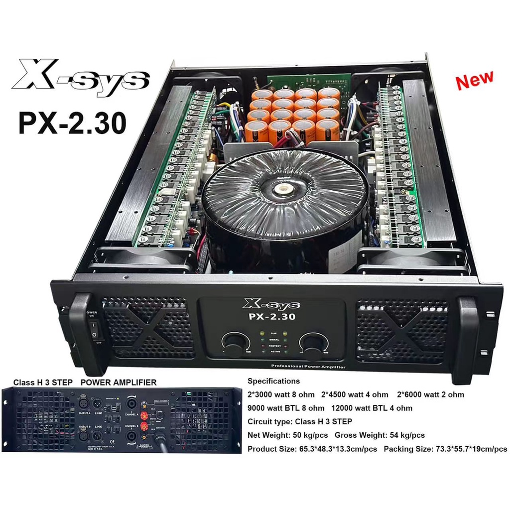 Jual Power Amplifier PX 2 30 Original Class H 3 Step X Sys Original