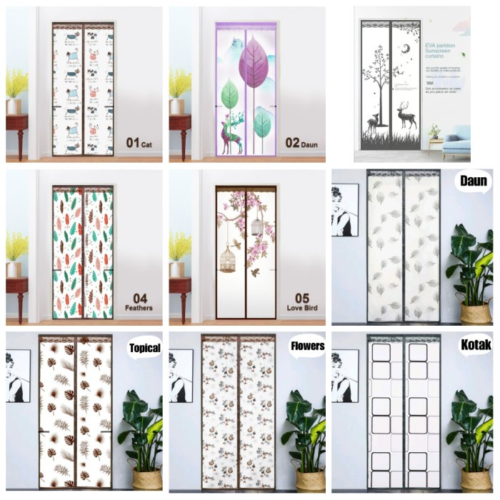 TIRAI PINTU MAGNET PVC KHUSUS RUANG AC BAHAN TEBAL