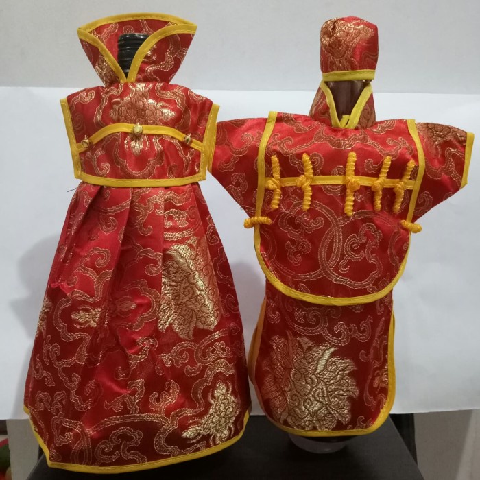 BAJU BOTOL/BAJU WINE/BOTOL WINE/SANGJIT/WEDDING/SANGLI/DEKORASI/MERIT