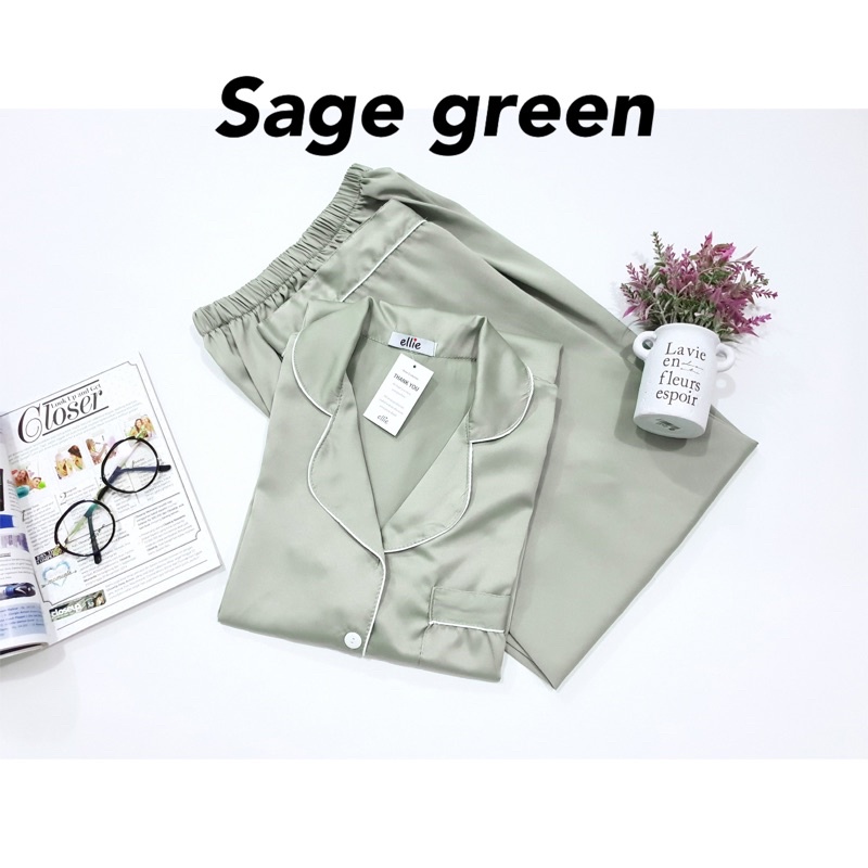 PROMO! BAJU TIDUR PIYAMA SATIN CELANA PANJANG/CP