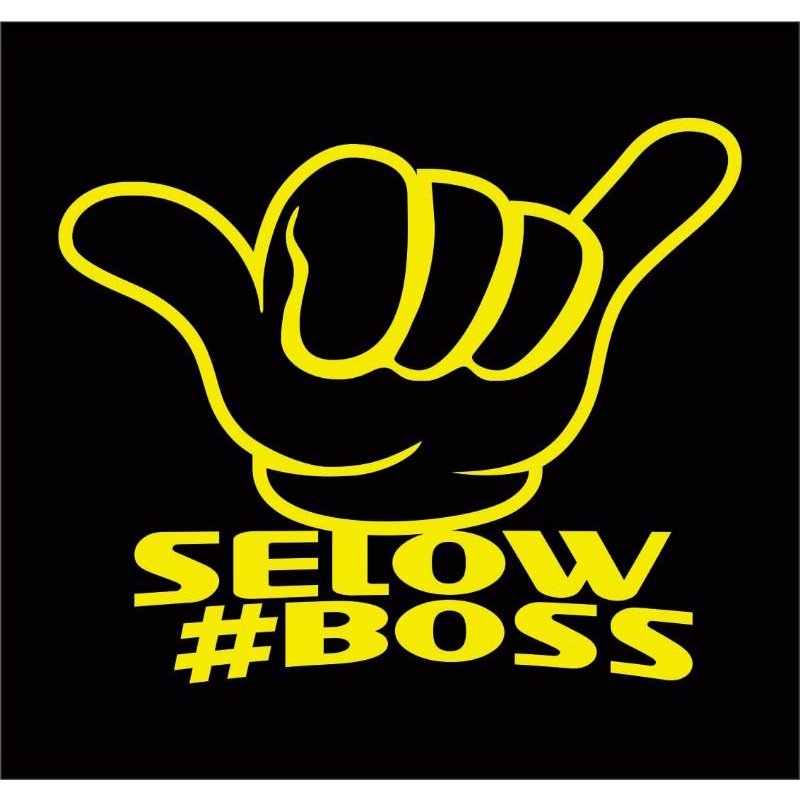RB STIKER MOBIL STICKER CUTTING SELOW BOS BUAT KACA SAMPING MOBIL TRUCK PICK UP L300 DLL AST
