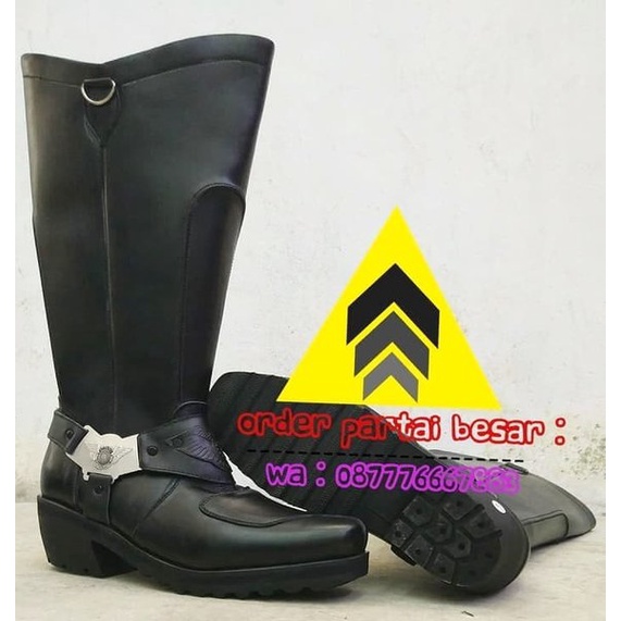 Sepatu Pdl Lantas Polantas Pjr Tunggang Dop Semir