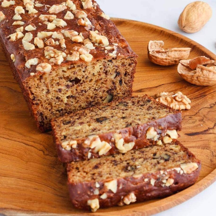 

[F-4-5 ☛] NUDE BAKE Vegan Skinny Banana Bread Gluten Free, Dairy Free, Low Calorie, No Refined Sugar, Roti-berkualitas