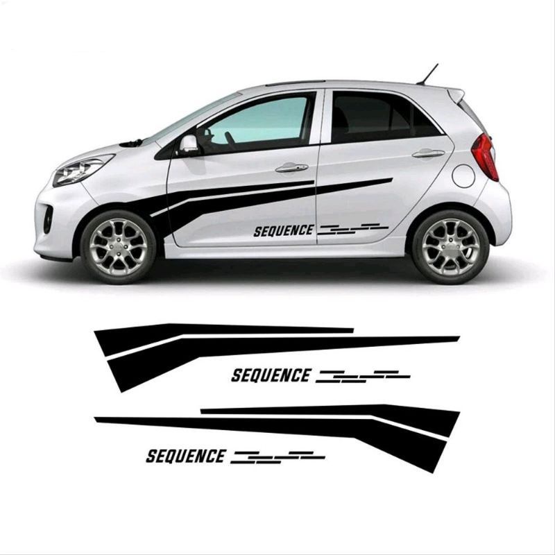 STIKER MOBIL STIKER BODY SAMPING STICKER CUSTOM STICKER CUTTING MOBIL KEREN