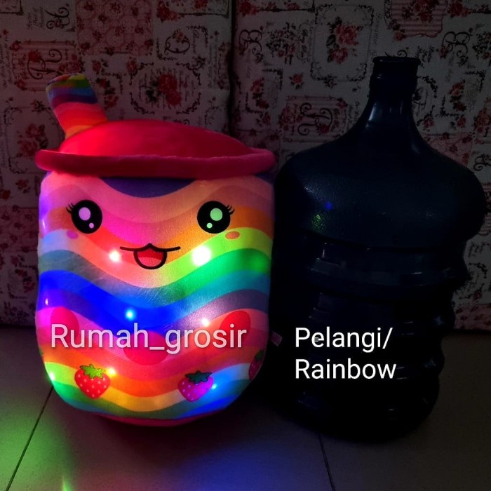 Boneka Boneka Boba Led Bubble Galaxy Rainbow Pop It Valentine Ukuran Jumbo