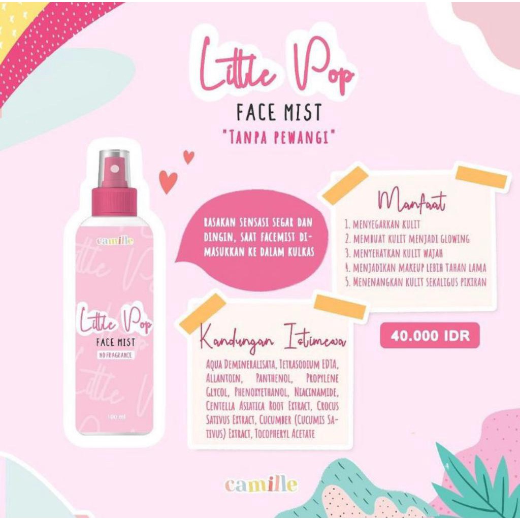 Camille Beauty Little Pop Facemist 100 ml