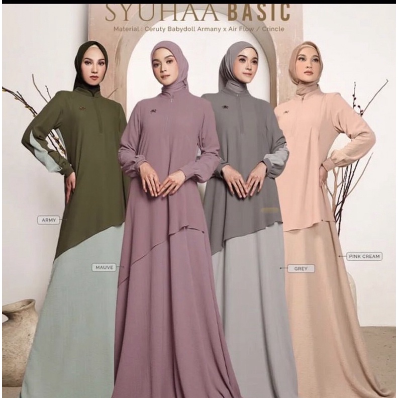 Syuhaa Basic Dress ori by Mayra