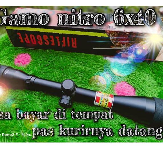 [L-6W ♫♪] Teleskop GAMO NITRO 6x40-berkualitas