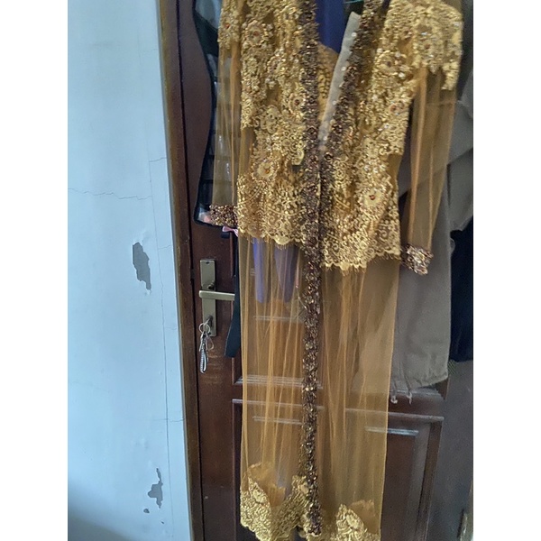 Preloved Kebaya Panjang Modern Coklat