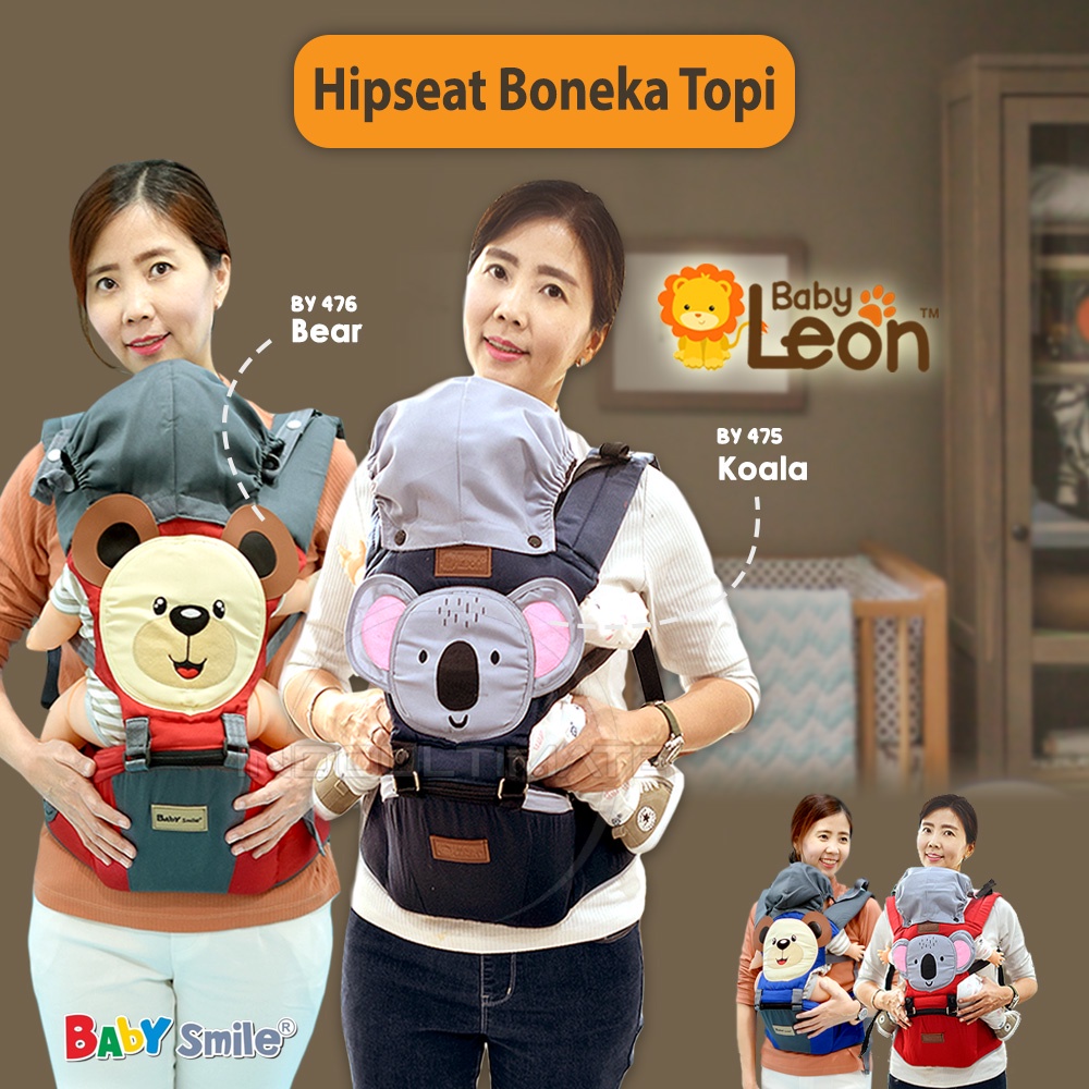 Hipseat Gendongan Duduk Gendongan Depan Gendongan Bayi BY-476 Baby Carrier Bayi Gendongan Anak Depan