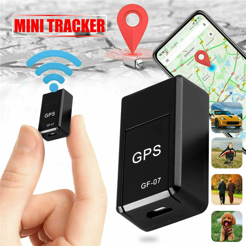 Gps Mobil / Motor Mini GPS Tracker GSM Recording Voice GF07 Anti-Theft Recording Magnetic Vehicle Locator