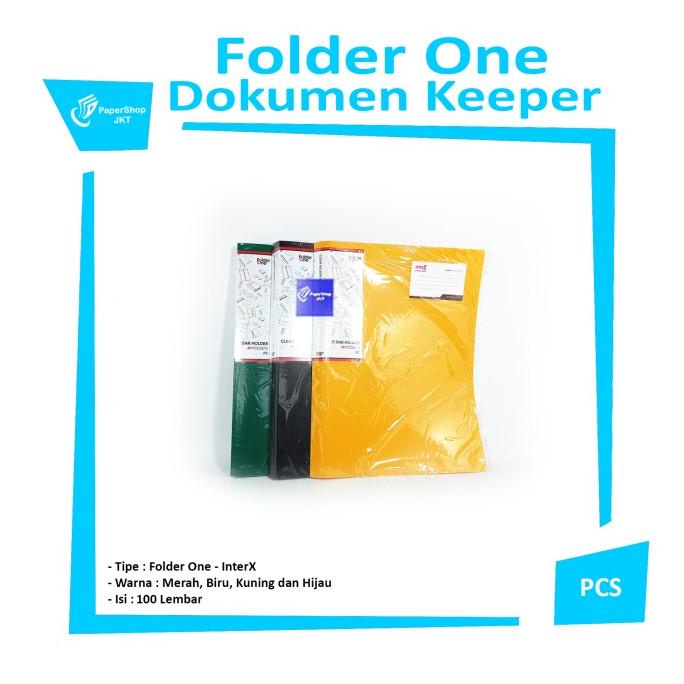 

BRG BARU Inter X Clear Holder Folio Isi 100 Lembar + Cover Box Tebal