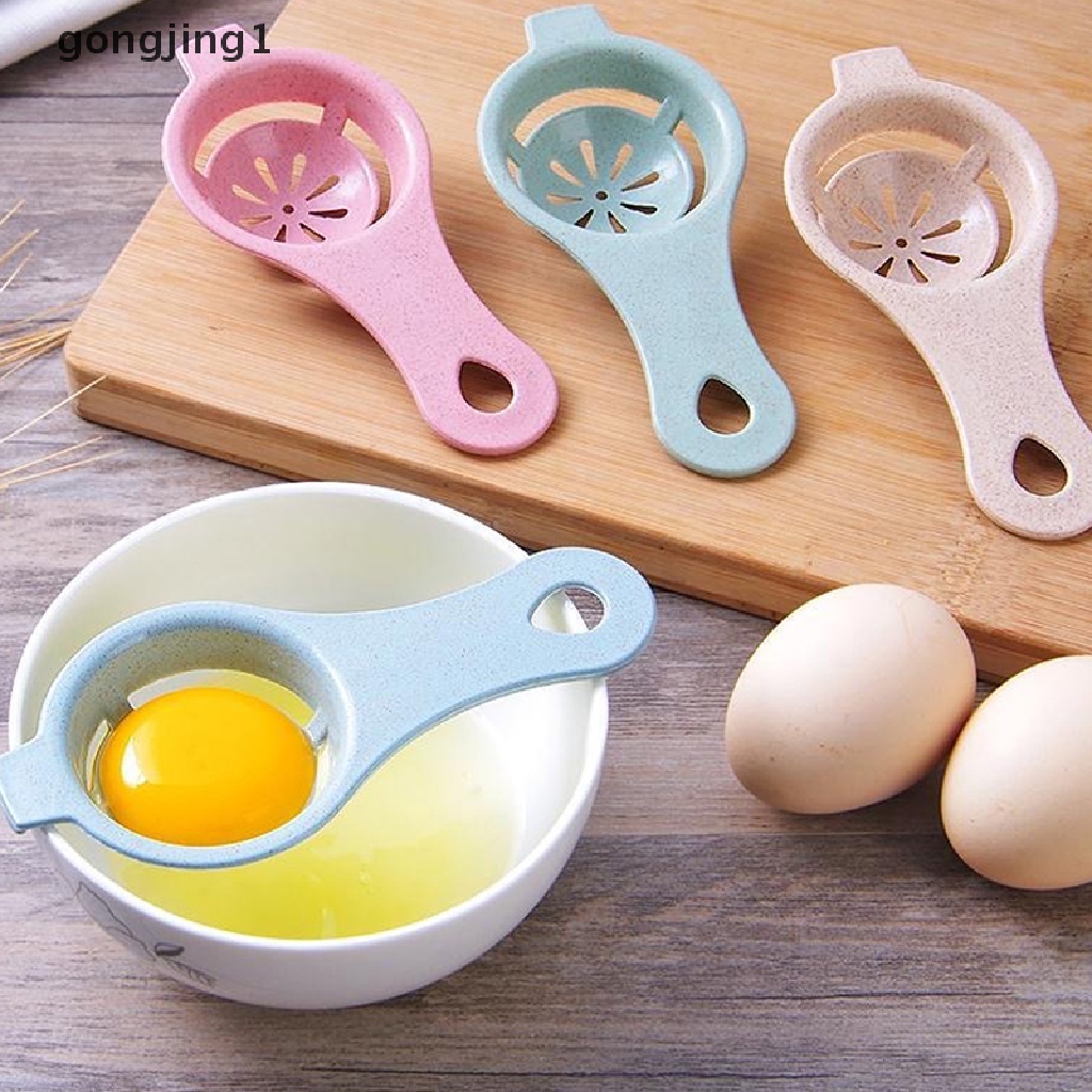 Ggg Stem Egg Separator Pemisah Telur Putih Dan Kuning Penyaring Alat Pemisah Kue Dapur Divider ID