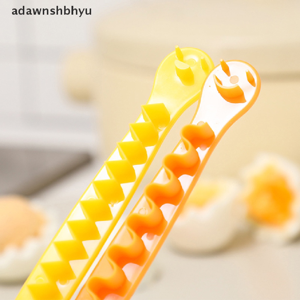 Adawnshbhyu 2 Pcs Fancy Cooked Eggs Cutter Alat Pemotong Telur Rebus Kreatif Bento Potong Pembentuk Bunga ID