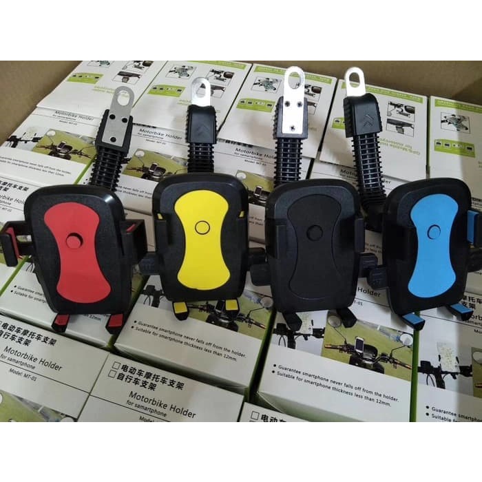 Serbagrosirmurah HB1 Holder HP Gojek Bike Baut Spion Tempat Hp Gps Sepeda Motor