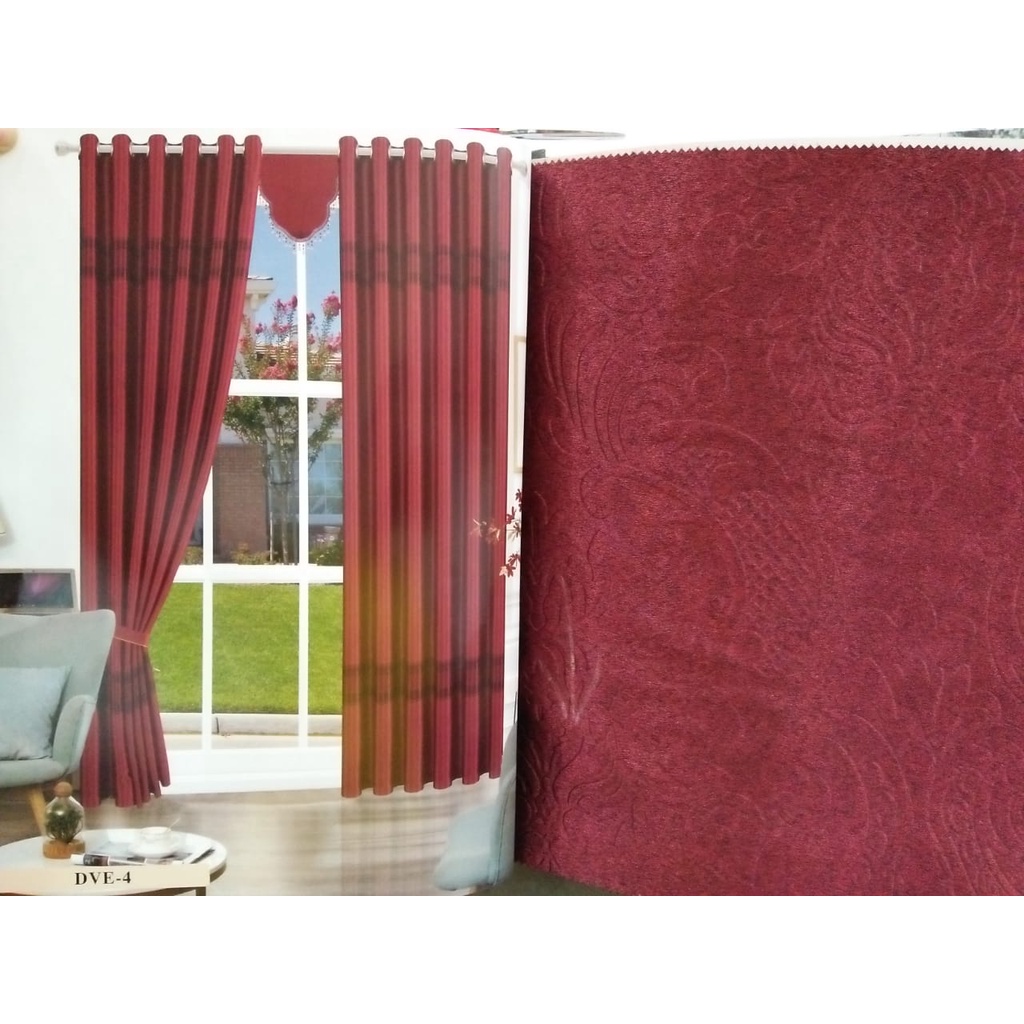 Kain Bahan Gorden DOVER / Bahan Gorden Meteran / Kain Gorden Premium