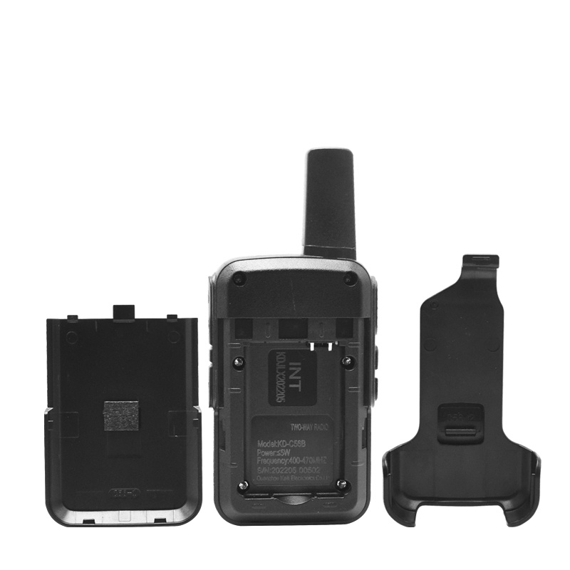 HT 2 unit C56 HT Mini Wln Two-Way Radio Walkie Talkiesipil daya tinggi walkie-talkie genggam luar ruangan mesin kecil ultra-tipis