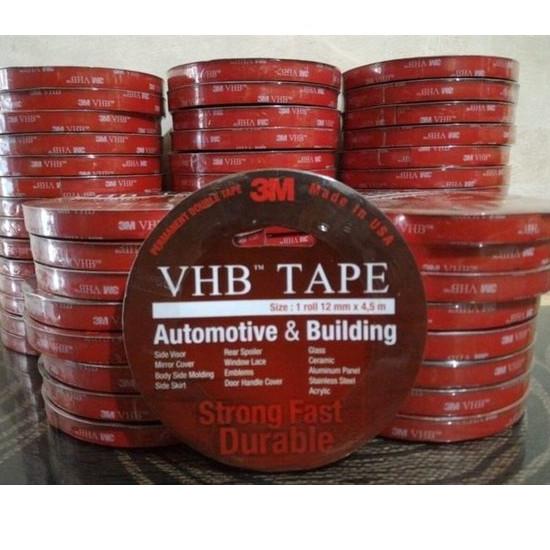 

Pasti Trending Isolasi Bolak Balik Double Tape 3M VHB Merah 0.5 Inch 24mm x 4.5M Made in USA