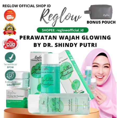 BAYAR COD Reglow Skincare Original dr. Shindy Satu Paket Reglow Beauty 100% ORI HALAL & BPOM