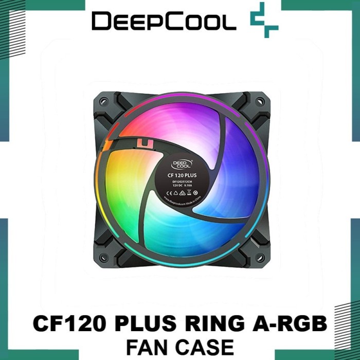 Casing Deepcool CF120 Plus Ring A-RGB 3x Fan Casing