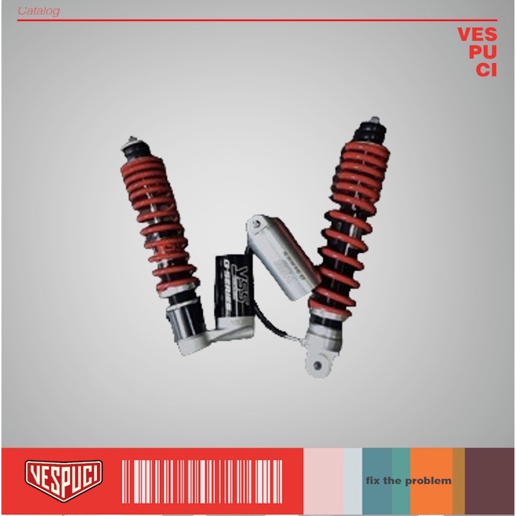 Shockbreaker Shock Absorber Peredam Kejut YSS G-Series Vespa Matic Matik Metik S LX LXV 2V 3V iGet F