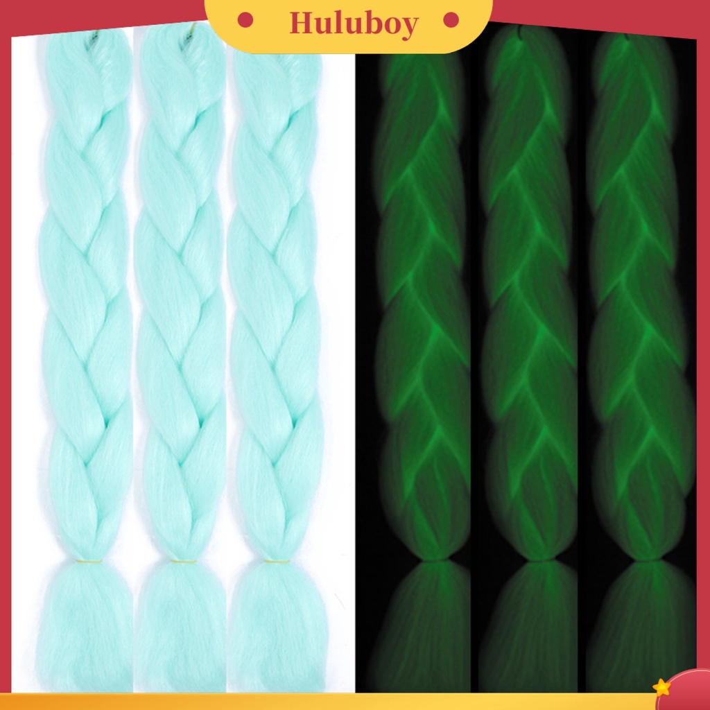 Rambut Palsu Ponytail Model Kepang Bersinar Anti slip Tahan Panas Untuk Dekorasi