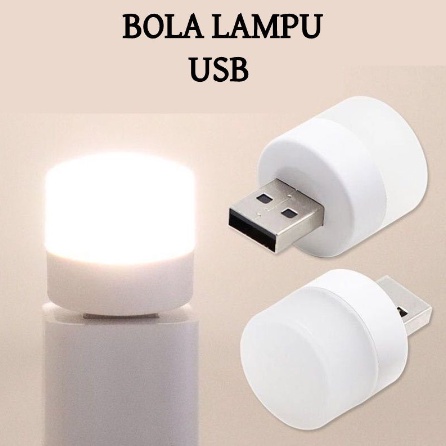 [ ABJ ] Lampu LED USB Mini /Lampu Baca Bulat