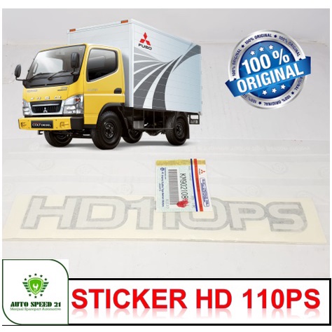 

STIKER LOGO TULISAN HD110PS STICKER LABEL CANTER 110PS