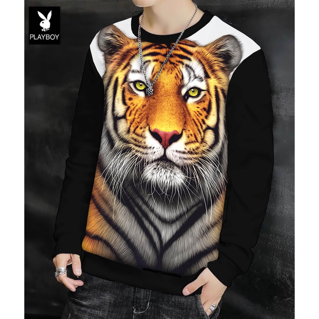 Sweter Pria / Sweter Murah / Sweater Macan Hidung Kombinasi / T-Shirt Pria Jumbo